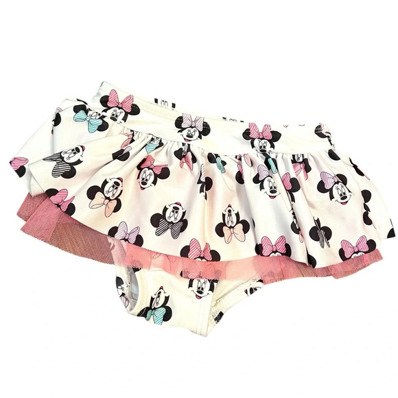 Disney Minnie Mouse Ruffled Bikini Set Size 2 - Picture 3 of 7